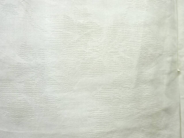  アンティーク　透かし織花模様夏用長襦袢